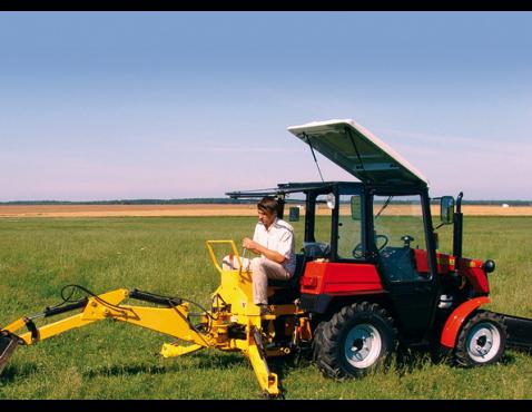 minitractor para la residencia de verano