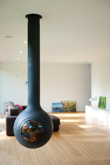 foto de chimenea colgante 