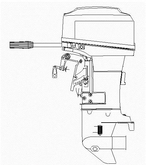 motor de barco de motosierra 