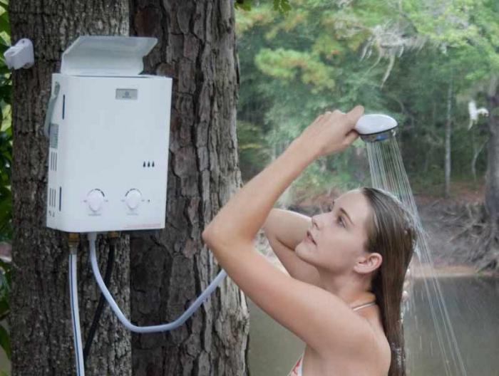 Calentadores de agua para casas de campo - estos días no es tanto una rareza