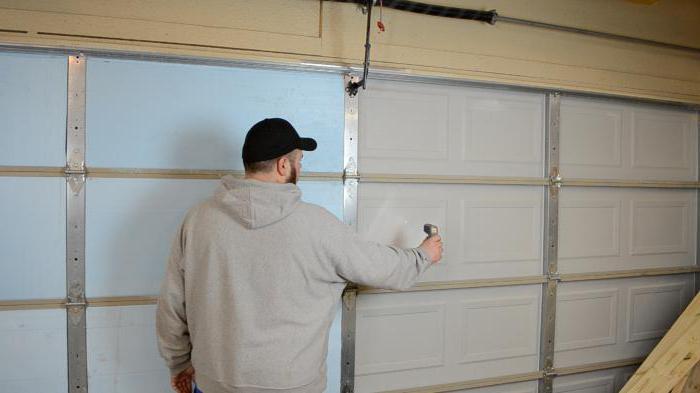 Calentamiento de puertas de garaje con sus propias manos