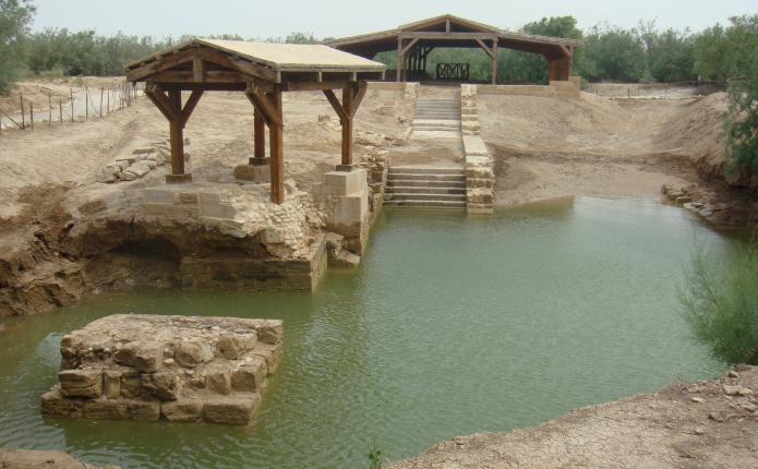 El río en el que Jesús fue bautizado. 