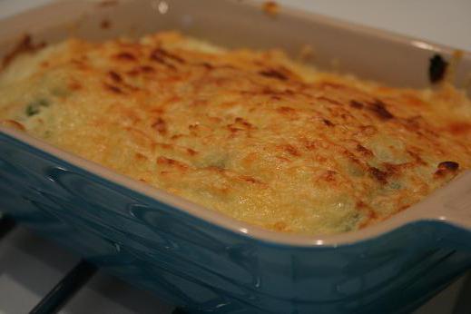 pastel de gelatina con pescado en mayonesa