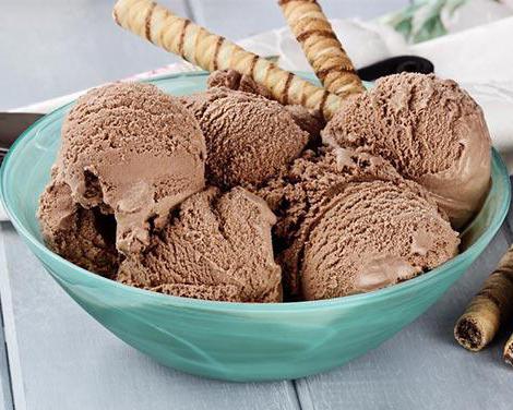 Helado de chocolate: receta y foto