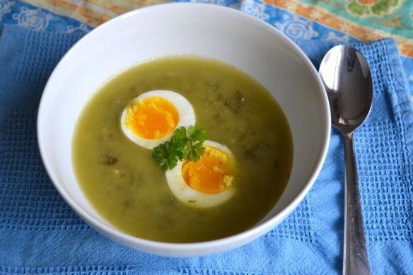 sopa de acedera con foto