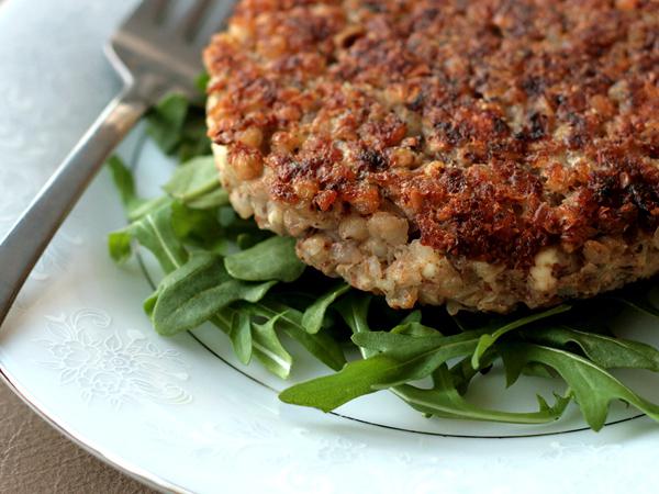 Chuletas vegetarianas de alforfón 