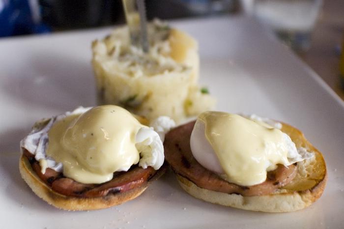 Desayuno aristócrata - huevos benedictinos