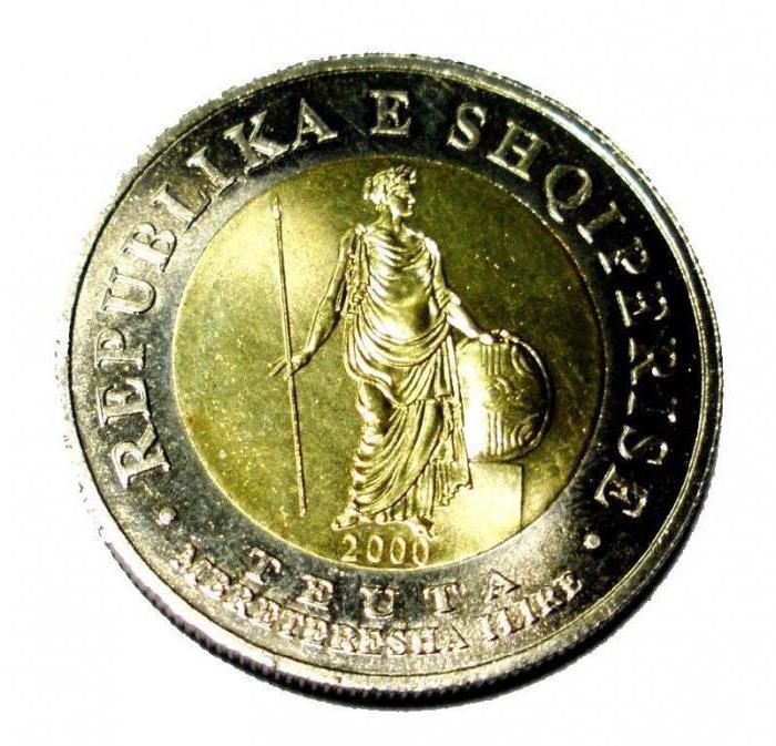 Lek de la moneda albanesa Historia de la creación, diseño de monedas y billetes