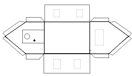 diagrama de casa de cartón 