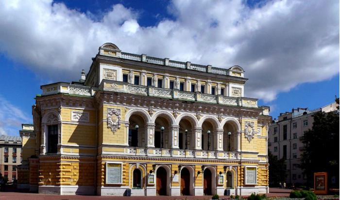 teatro dramático en el repertorio inferior de Novgorod