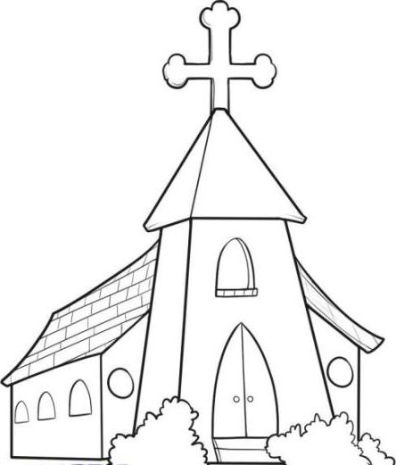 Cómo dibujar una iglesia en etapas