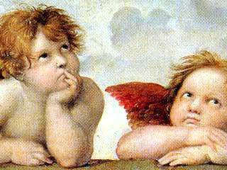 Rafael Santi pinturas Sistine Madonna