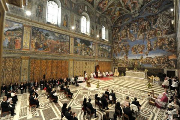 La Capilla Sixtina es ... La Capilla Sixtina en el Vaticano