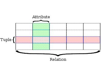 Estructura de la base de datos relacional