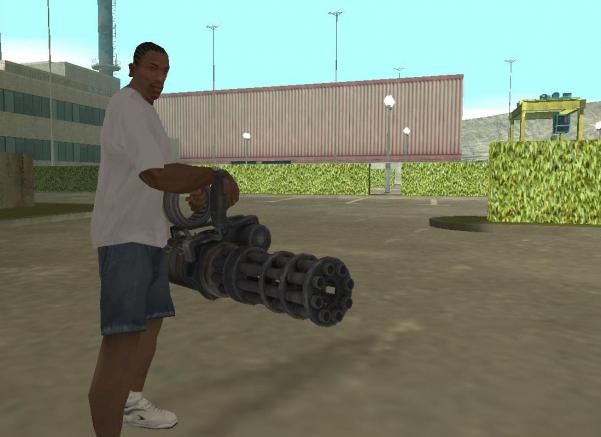 dónde encontrar minigun en GTA san andreas