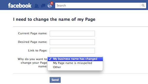 cómo cambiar el nombre en Facebook