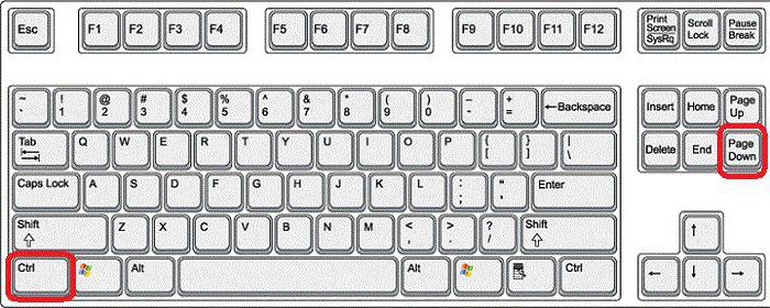 Cómo cambiar entre pestañas utilizando el teclado.