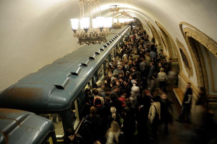 Profundidad del metro de Moscú