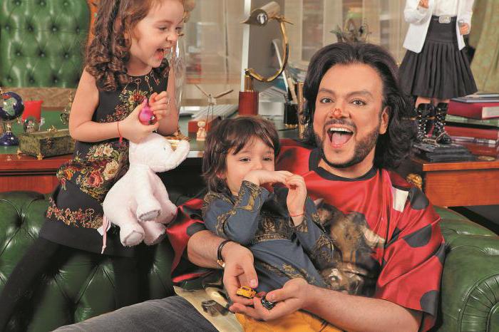 Philip Kirkorov los niños crecen a pasos agigantados, y el amor de sus padres!