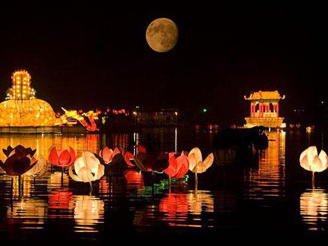 Festival del medio otoño en China