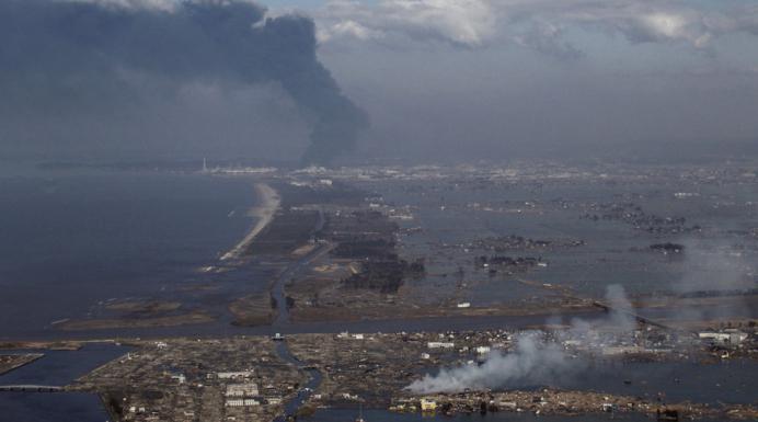 el mayor tsunami en Japón