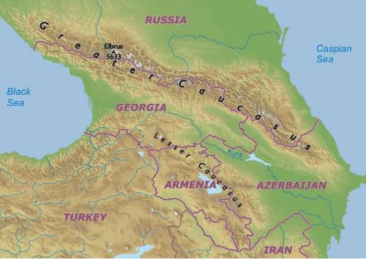 altura de las tierras altas de Armenia