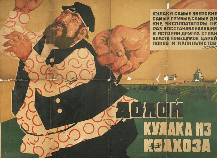 Páginas sangrientas de la historia soviética. ¿Por qué la colectivización estuvo acompañada de dekulakization?
