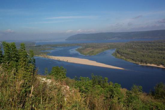 en qué dirección fluye el río Volga