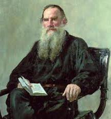 La infancia de Leo Tolstoy en su trabajo