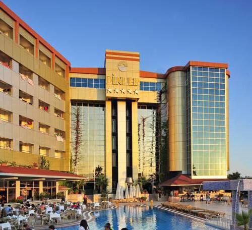 descripción del hotel dinler alanya