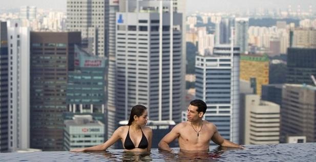 piscina en la azotea de singapur