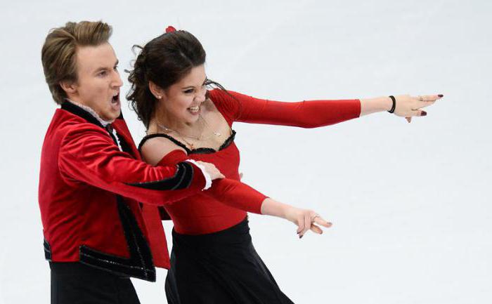 Las futuras estrellas en el baile de hielo Elena Ilinykh y Ruslan Zhiganshin