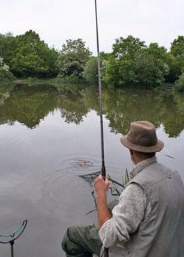 Pesca de primavera en la carpa crucian